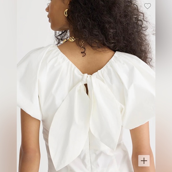 NWT Cecily Top in Stretch Cotton Poplin Blend - Picture 3 of 7
